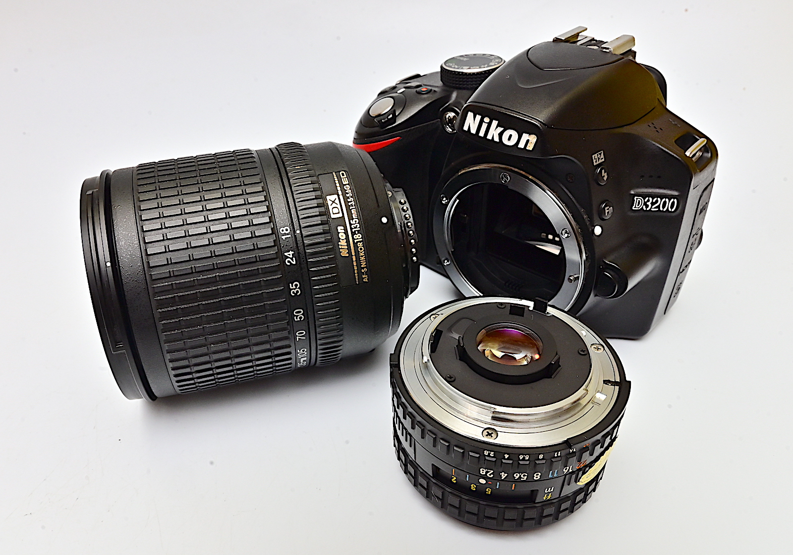Nikon camera and lenses